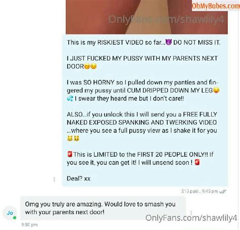 Lily Shaw Nude Leaked OnlyFans